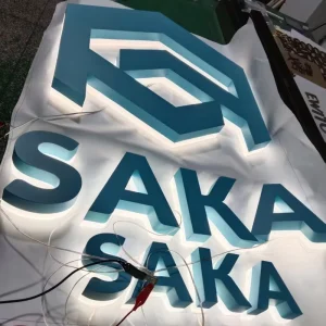 and high quality luminous word characters led illuminated backlit letter sign