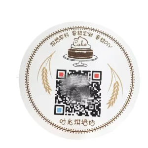 clear Plastic Transparent Pvc Box sealed Sticker