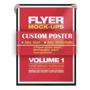 factory direct sell UV resistant Customized Waterproof Poster Printing Paper Metal Print Poster