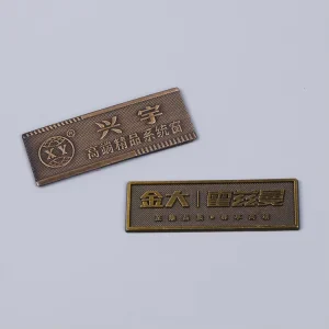 metal logo plate customized nameplate Engraved metal nameplate 3d metal label plaque stainless steel nameplate