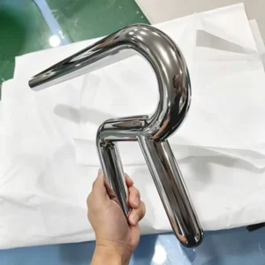 metal stamping letters Custom metal Brand logos 3D mirrored 316 stainless steel metal logos for brand signs