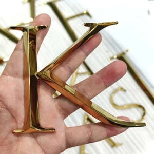 outside metal letter Custom 3D Stainless Steel letters logos commercial metal letters for office restaurant storefront