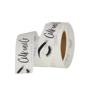 personalized transparent sticky sticker labels with cosmetic bottle logos for cosmetics